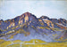 Les Dents Blanches a Champéry al sole del mattino - Ferdinand Hodler — vista dell’opera