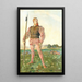 Le guerrier en colère - Ferdinand Hodler — quadro incorniciato alla parete