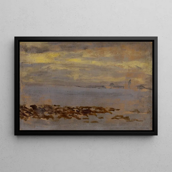 Crepuscolo - Ferdinand Katona — quadro incorniciato alla parete