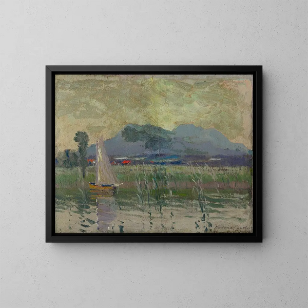 Motivo di Chiemsee - Ferdinand Katona — quadro incorniciato alla parete