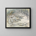 Rivage roccioso bagnato dal Parahyba - Ferdinand Keller — quadro incorniciato alla parete
