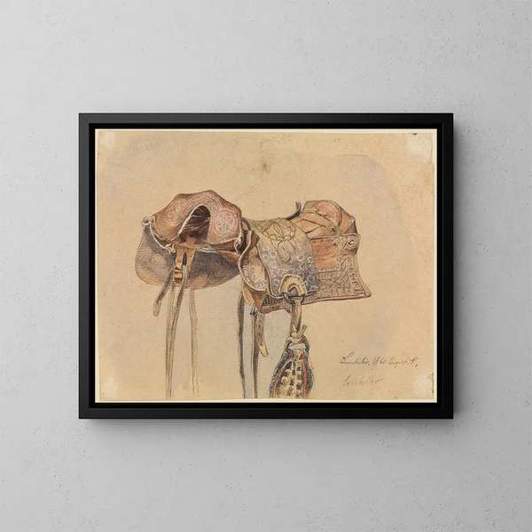 Selle brasiliana - Ferdinand Keller — quadro incorniciato alla parete