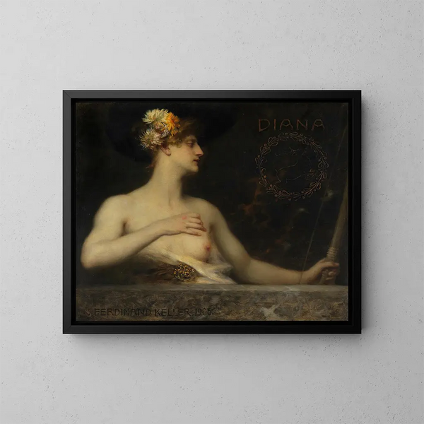 Diane - Ferdinand Keller — quadro incorniciato alla parete