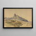 Le Montagne Dois Irmãos sul mare - Ferdinand Keller — quadro incorniciato alla parete