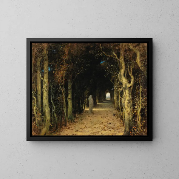Dame Absinthe - Ferdinand Keller — quadro incorniciato alla parete