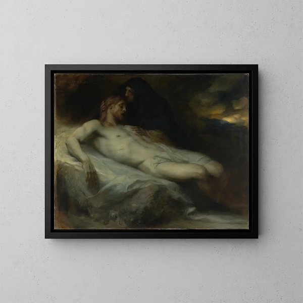 Lamentation du Christ - Ferdinand Keller — quadro incorniciato alla parete