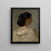 Ritratto di Nana Risi - Ferdinand Keller — quadro incorniciato alla parete