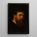 Autoportrait - Ferdinand Keller — quadro incorniciato alla parete