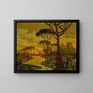 Ferdinand Knab - Evening Landscape.webp