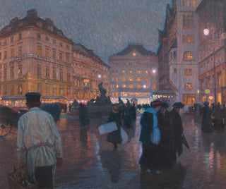 Ferdinand Kruis - Der Neue Markt am Abend.webp