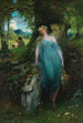 Nymphe des bois et berger - Ferdinand Leeke — vista dell’opera