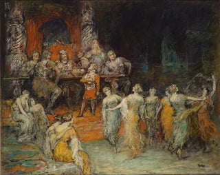 Ferdinand Leeke - Zwergenknig Laurin Am Hof Des Dietrich Von Bern.webp