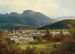 Vista su Ischl e la Kaiservilla - Ferdinand Lepié — vista dell’opera