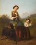 Giovane pastora con bambino - Ferdinand Marohn — vista dell’opera