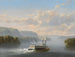 Bateau à vapeur sur le Haut Mississippi - Ferdinand Richardt — vista dell’opera