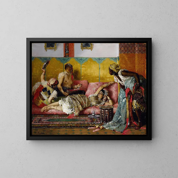 Le Favori du harem - Ferdinand Roybet — quadro incorniciato alla parete