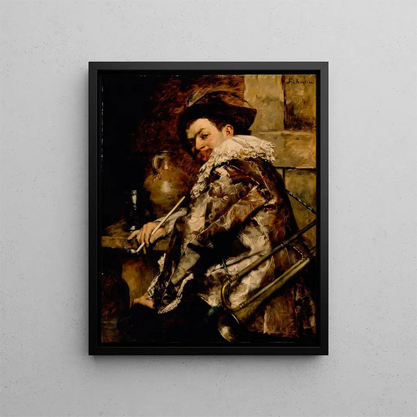 La garde noble - Ferdinand Roybet — quadro incorniciato alla parete