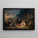 La Furie espagnole à Anvers - Ferdinand de Braekeleer — quadro incorniciato alla parete