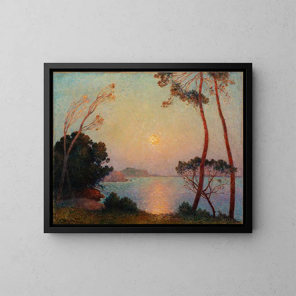 Paesaggio marittimo - Ferdinand du Puigaudeau — quadro incorniciato alla parete