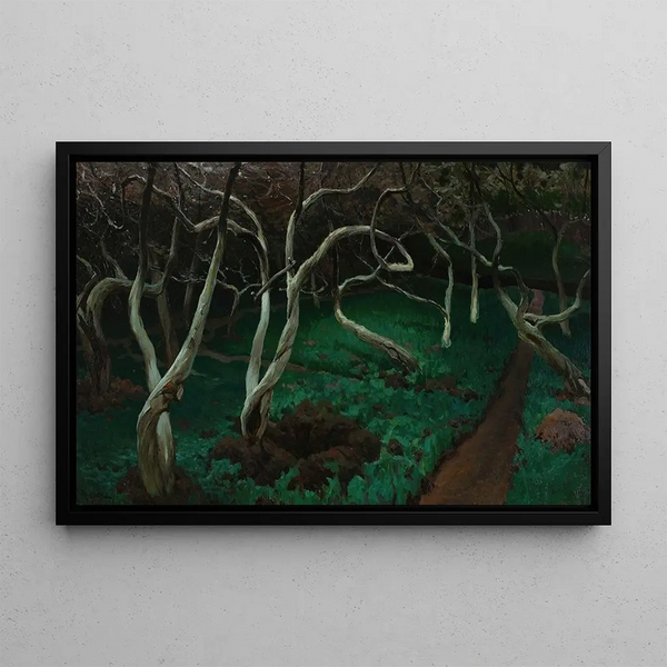Vieux pommiers - Ferdynand Ruszczyc — quadro incorniciato alla parete