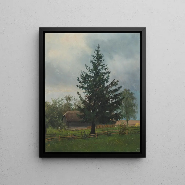Abete - Ferdynand Ruszczyc — quadro incorniciato alla parete