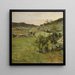 Fattorie di salariati - Gerhard Munthe — quadro incorniciato alla parete