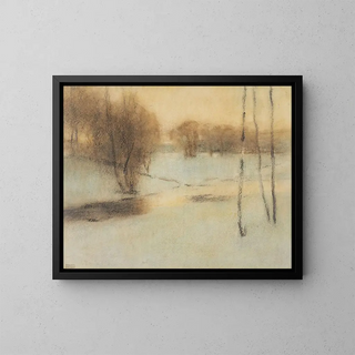 Fernand Khnopff - Paysage de neige.webp