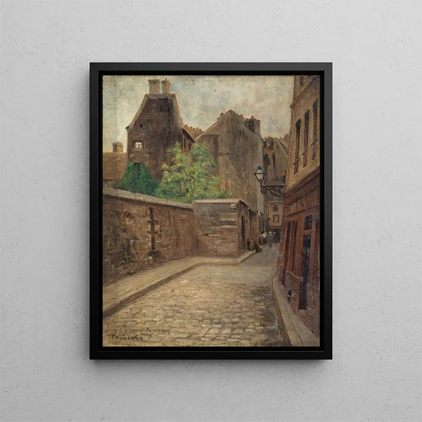 La rue Saint-Julien-le-Pauvre - Fernand Maillaud — quadro incorniciato alla parete