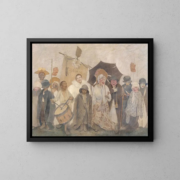 La Vachalcade - Fernand Pelez — quadro incorniciato alla parete