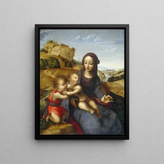 Fernando Yez de la Almedina - Madonna and Child with the Infant Saint John.webp