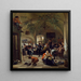 Festa in una taverna - Jan Steen — quadro incorniciato alla parete