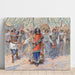 Riproduzione del dipinto Feste in onore di David - James Tissot