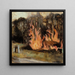 Fuochi di gioia - Hugo Simberg — quadro incorniciato alla parete