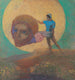 Figura con una testa alata: La caduta delicata - Odilon Redon — vista dell’opera