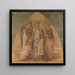 Figure allegoriche dell'architettura, della scultura e della pittura - Philipp Veit — quadro incorniciato alla parete
