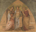 Figure allegoriche dell'architettura, della scultura e della pittura - Philipp Veit — vista dell’opera