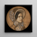 Fille Marie con un cappello a volant - Franz von Stuck — presentazione a parete dell’opera