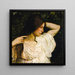Fille arrangeant ses cheveux - Abbott Handerson Thayer — quadro incorniciato alla parete