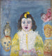 Fille con maschere di Comunione - James Ensor — vista dell’opera
