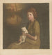 Ragazza con un gatto sulle ginocchia - Heinrich M Krabb — vista dell’opera