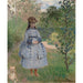 Riproduzione del dipinto Fille avec un chien - Claude Monet