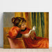 Riproduzione del dipinto Fille qui lit - Pierre-Auguste Renoir
