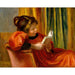 Riproduzione del dipinto Fille qui lit - Pierre-Auguste Renoir