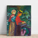 Riproduzione del dipinto Filles arrosant des fleurs (The Linde Frieze) - Edvard Munch
