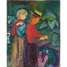 Riproduzione del dipinto Filles arrosant des fleurs (The Linde Frieze) - Edvard Munch
