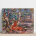 Riproduzione del dipinto Bambina ai piedi di un albero - Pierre-Auguste Renoir