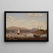 Île Bar e montagne del Mont Desert da Somes Settlement - Fitz Henry Lane — quadro incorniciato alla parete