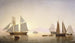 Calme piatto al largo di Halfway Rock - Fitz Henry Lane — vista dell’opera