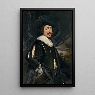 Flemish 17th Century Possibly Jan Cossiers - Portrait of a Man in a WideBrimmed Hat.webp