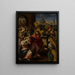Il Cristo sul cammino del Calvario - Scuola fiamminga — quadro incorniciato alla parete